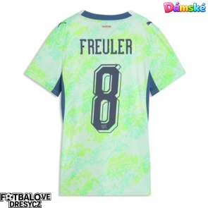 Švýcarsko Remo Freuler #8 Dámské Venkovní Dres MS 2026 Krátký Rukáv